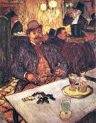 M. Boileau Au Cafe  Henri  Toulouse-Lautrec